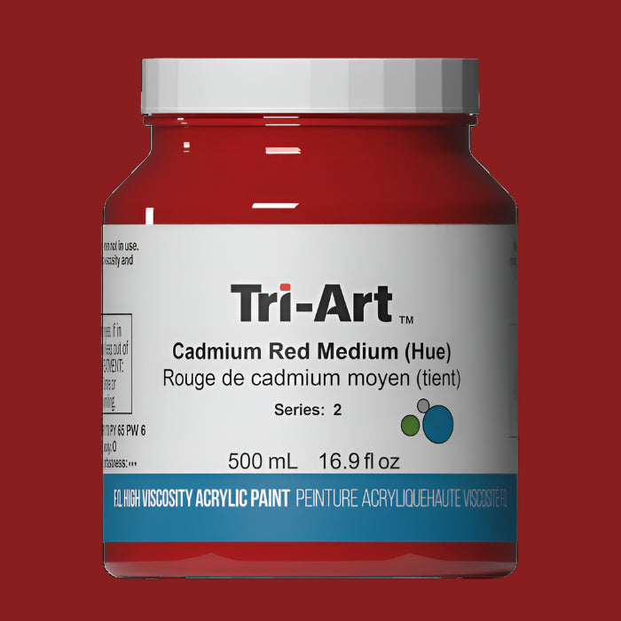 Tri-Art Cadmium Red Medium (Hue) 500ml Jar