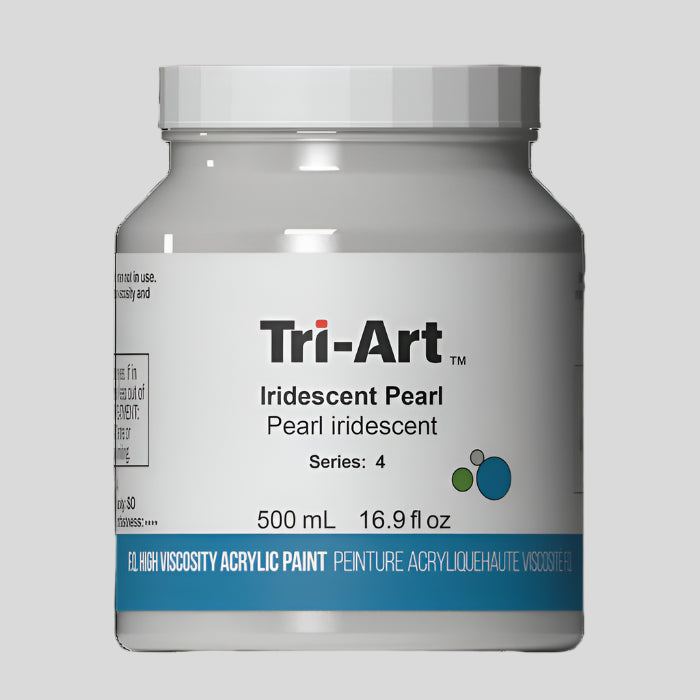 Tri-Art High Viscosity Iridescent Pearl Acrylic 500ml Jar