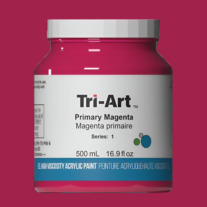 Tri-Art Primary Magenta 500mL Jar