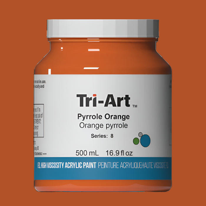 Tri-Art High Viscosity Acrylic Jars 500ml 45.20