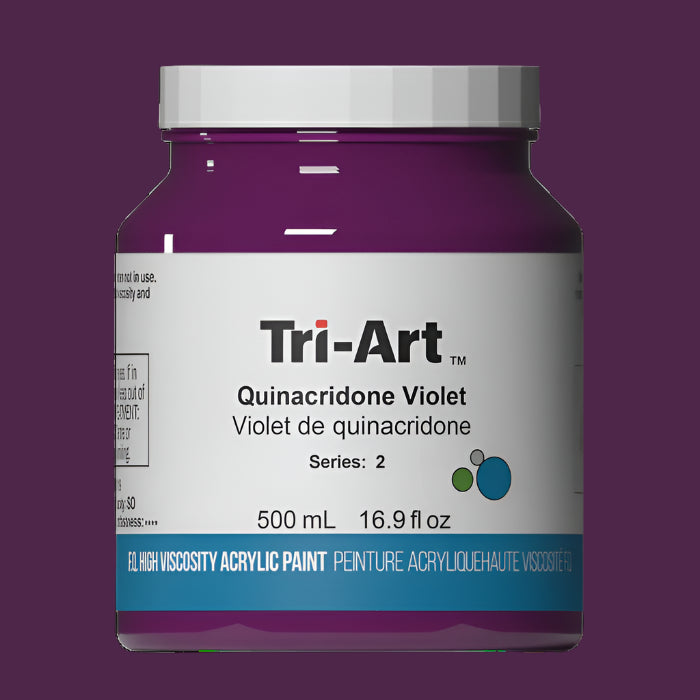 Tri-Art Quinacridone Violet 500mL Jar