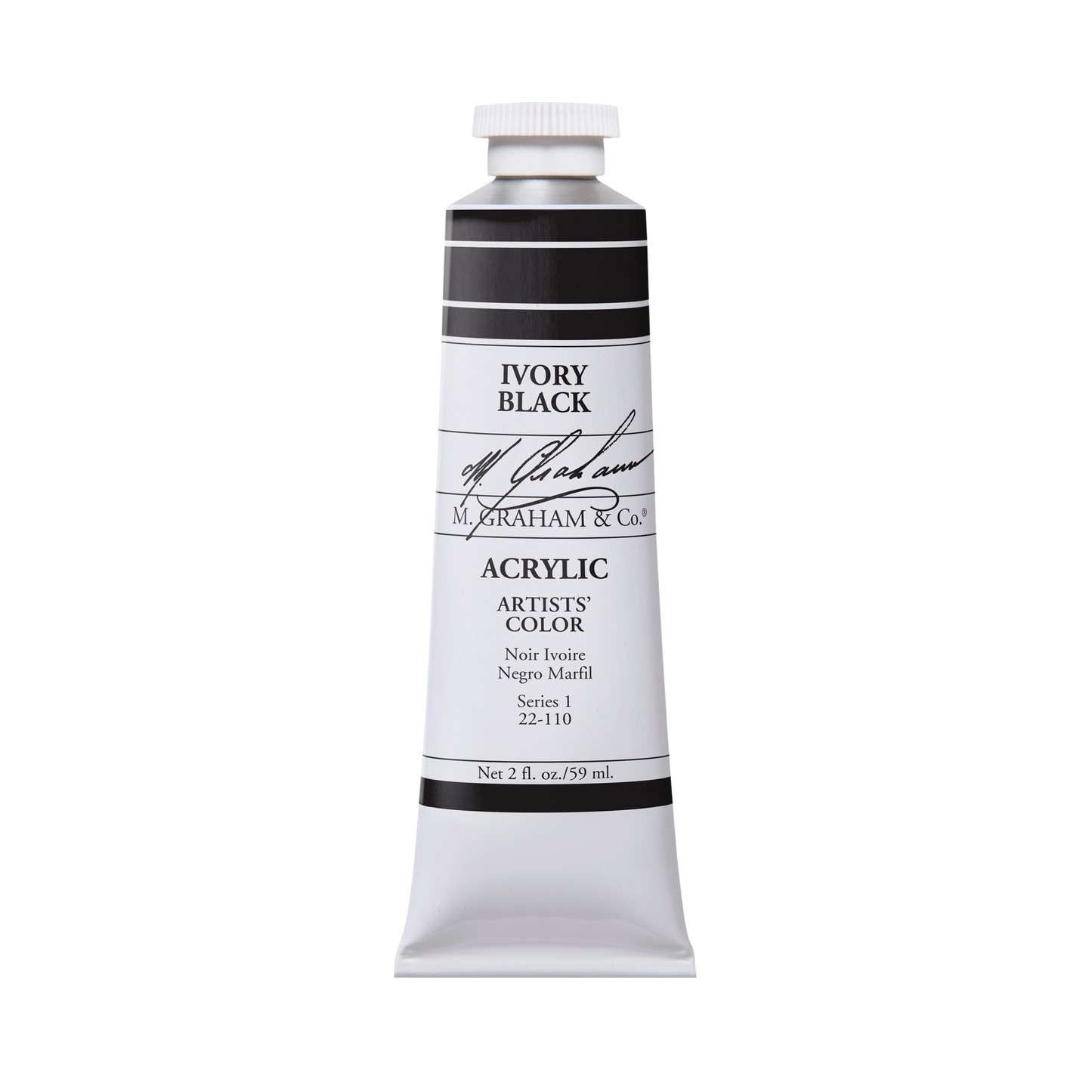 M. Graham | Acrylic Ivory Black | 59ml