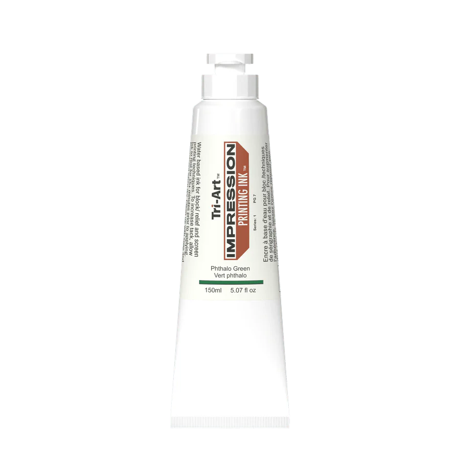 Impressions Block Printing Ink Phthalo Green 150ml Tube