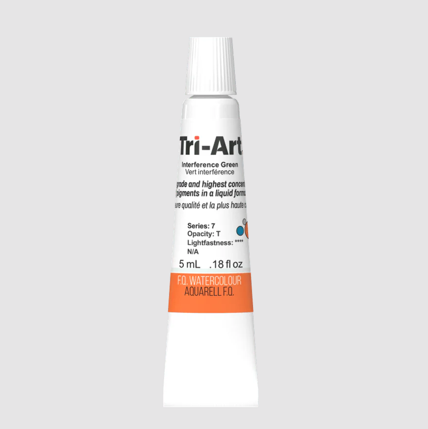 Tri-Art Watercolour 5ml Tube, Interference Green (Series 2)