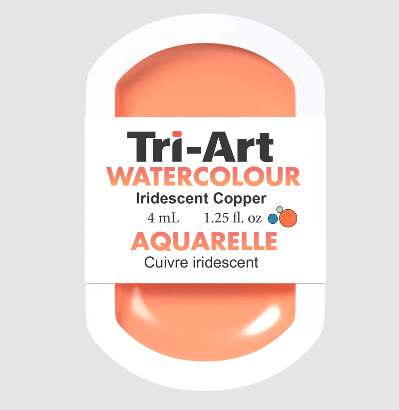 Tri-Art Watercolour 4mL Pan, Iridescent Copper (Series 2)