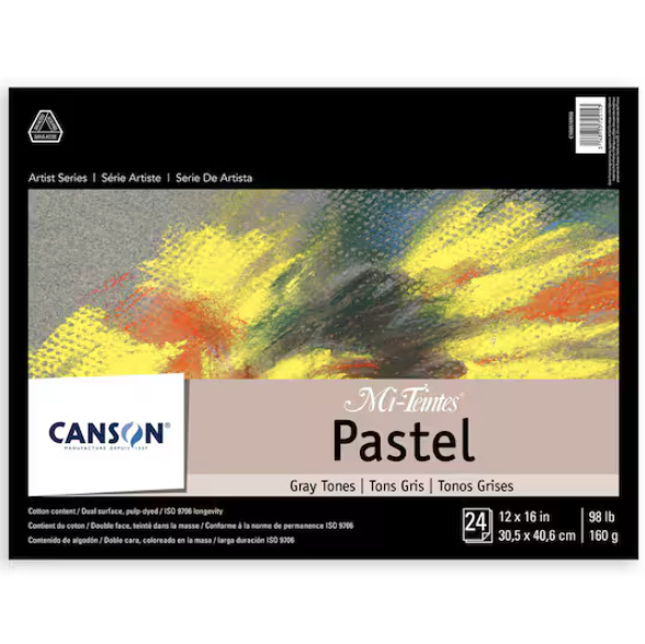 Canson Mi-Teintes Pastel Paper Gray Tones