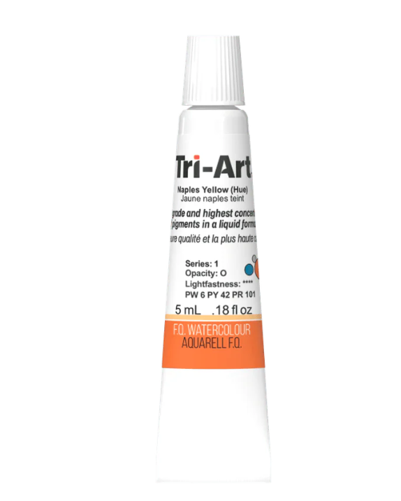 Tri-Art Watercolour 5ml Tube, Naples Yellow (Hue) (Series 1)