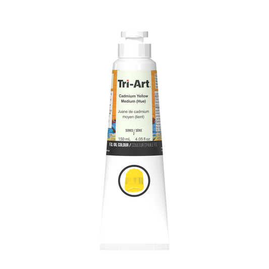 Tri-Art Oil Colours - Cadmium Yellow Medium Hue
