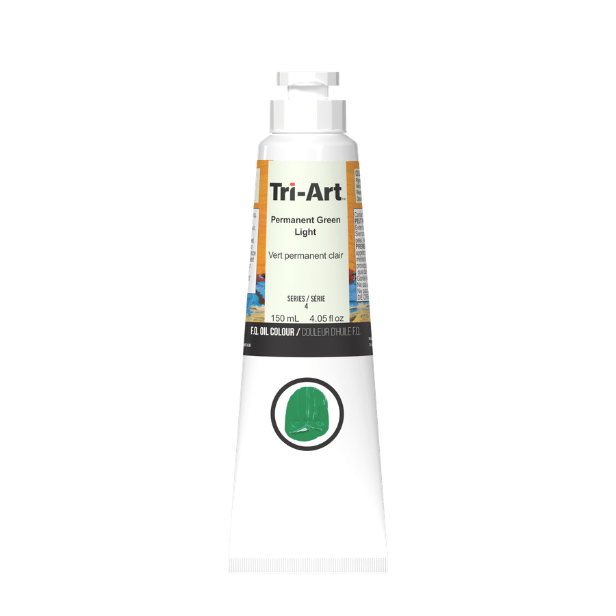 Tri-Art Oil Colours - Permanent Green Light