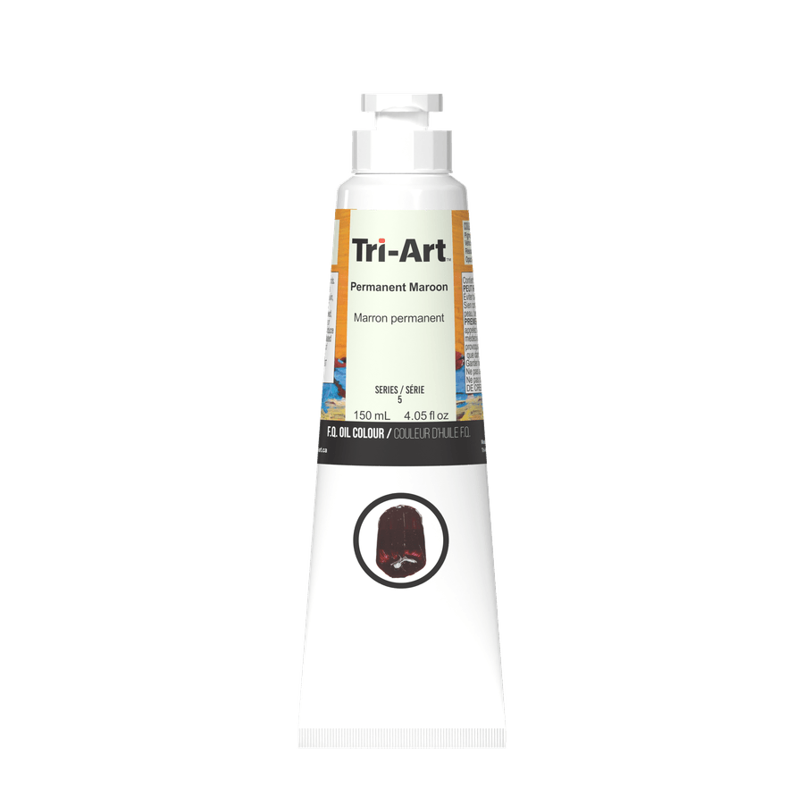 Tri-Art Oil Colours - Permanent Maroon