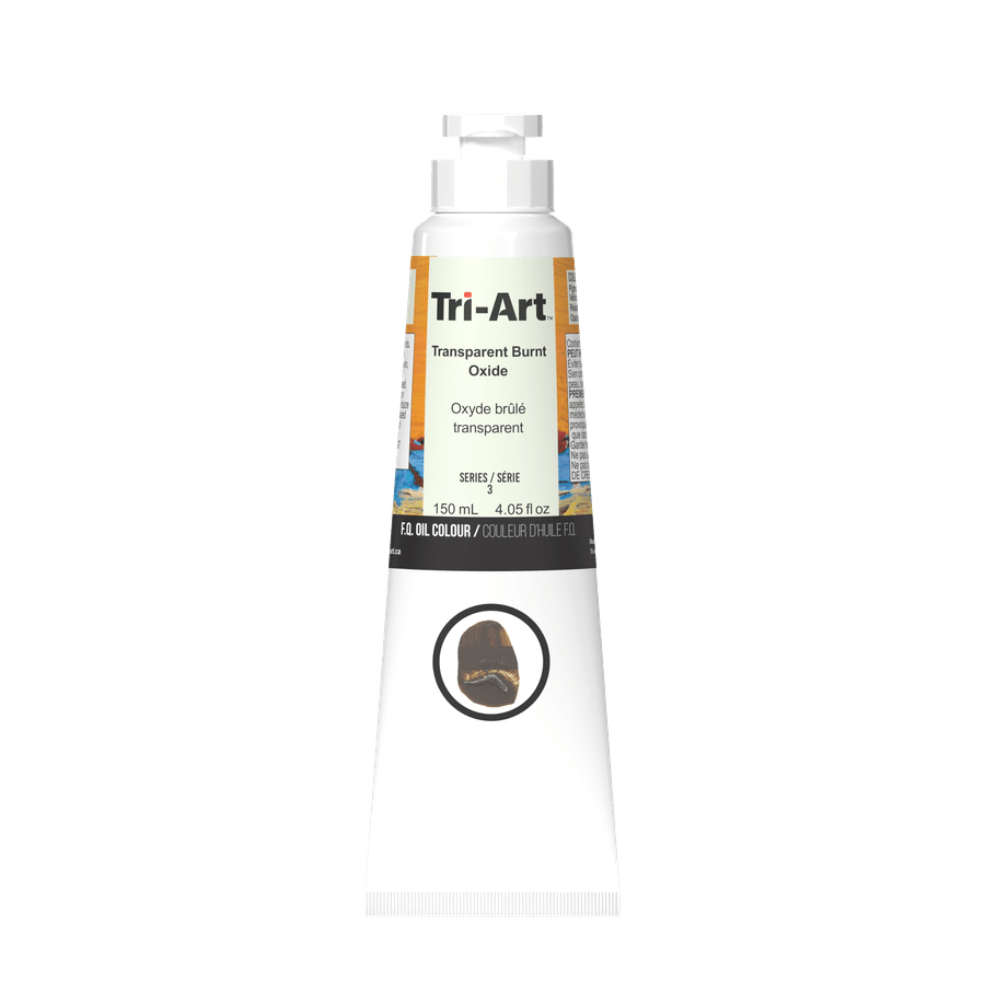 Tri-Art Oil Colours - Transparent Burnt Oxide
