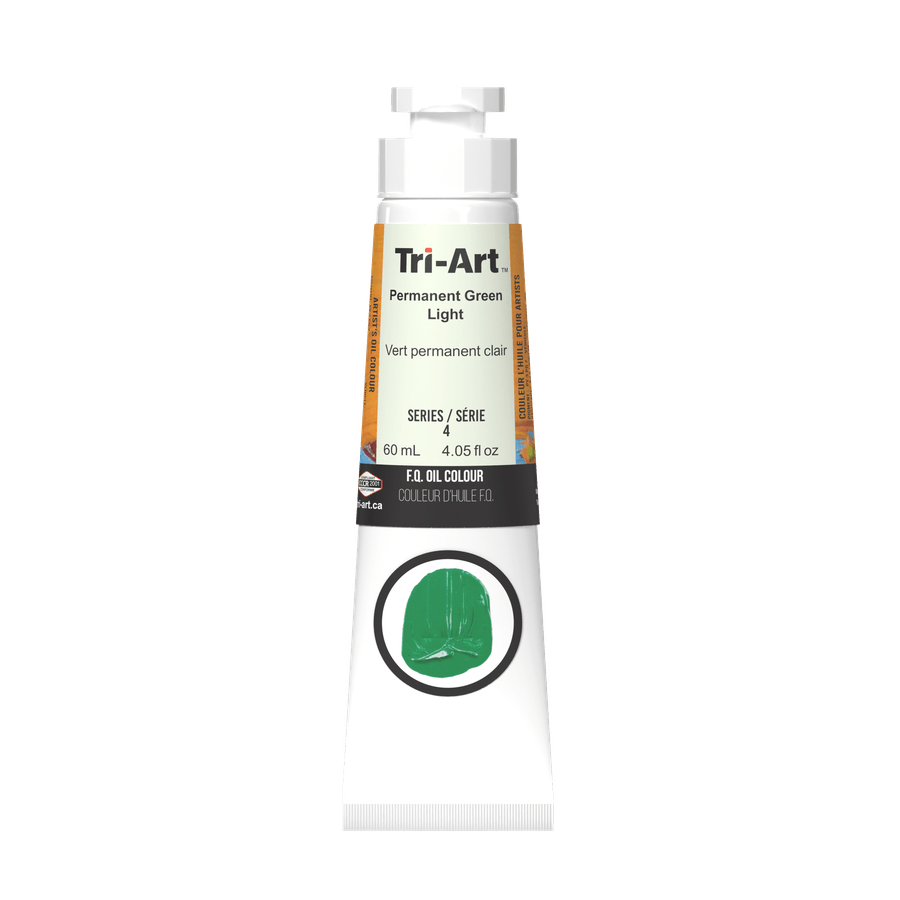 Tri-Art Oil Colours - Permanent Green Light