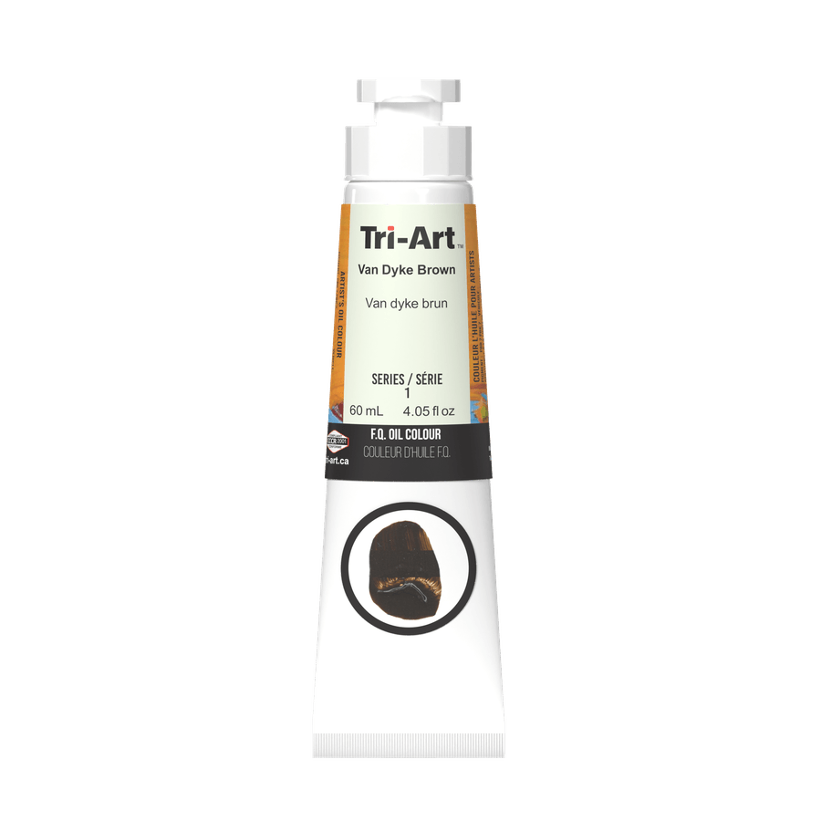 Tri-Art Oil Colours - Van Dyke Brown