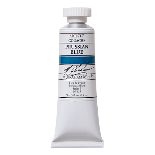 M. GRAHAM Artists' Gouache Prussian Blue (15ml)