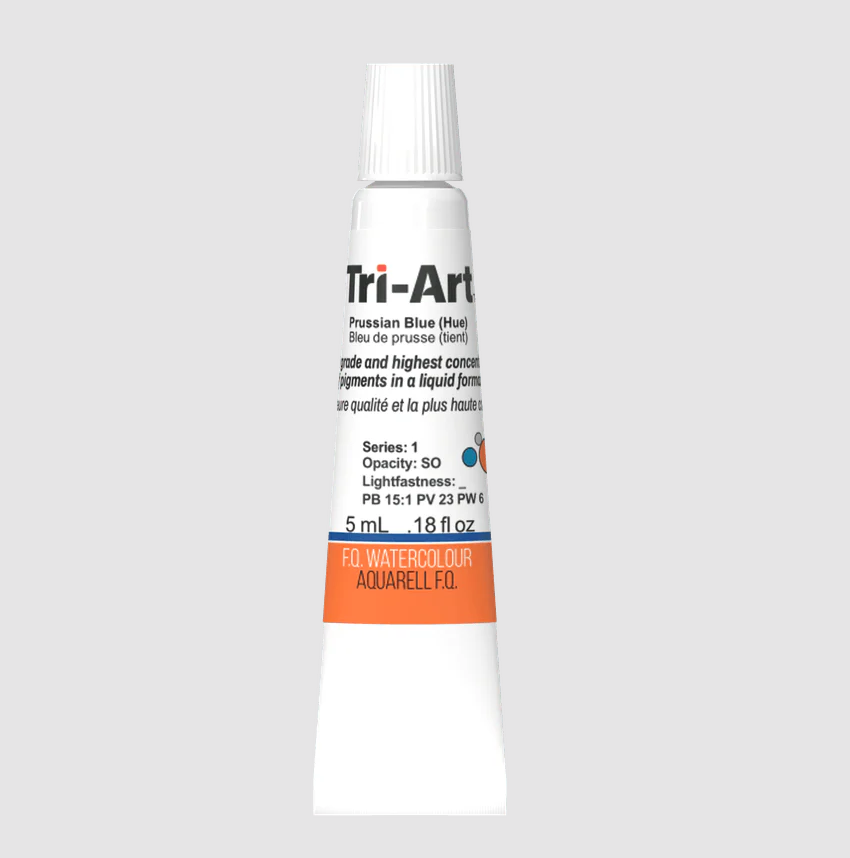 Tri-Art Watercolour 5ml Tube, Prussian Blue (Hue) (Series 2)