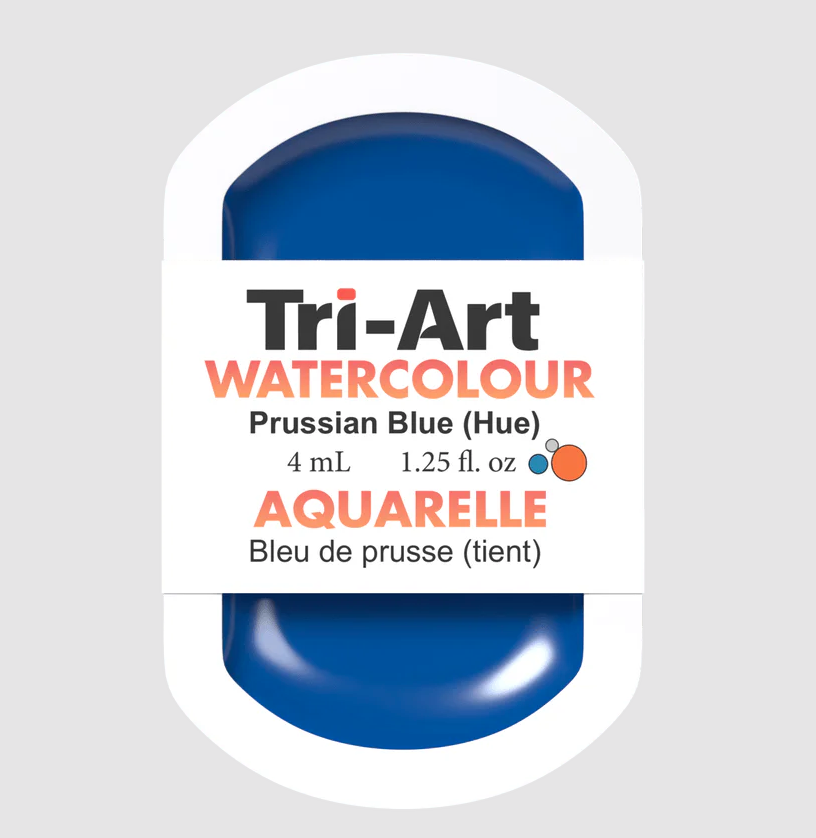 Tri-Art Watercolour 4mL Pan, Prussian Blue (Hue) (Series 2)