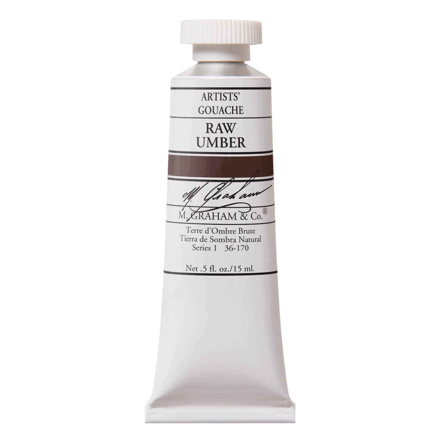 M. GRAHAM Artists' Gouache Raw Umber (15ml)