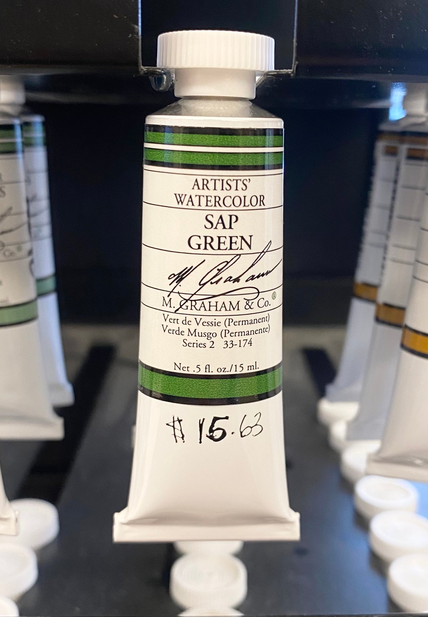 M. Graham Sap Green 0.5 oz (15 ml) Artists' Watercolor
