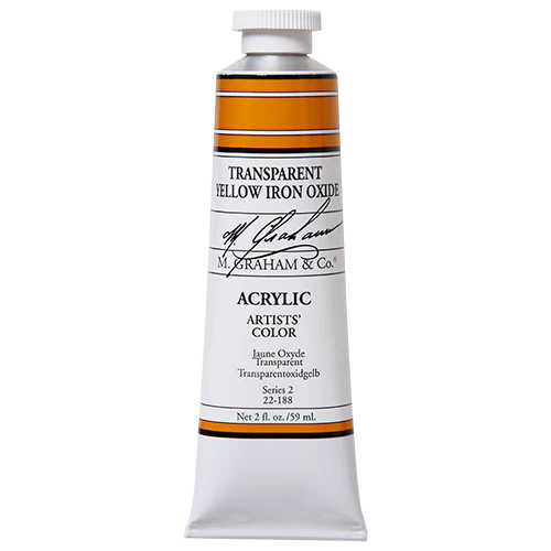 M. Graham | Acrylic Transparent Yellow Iron Oxide | 59ml