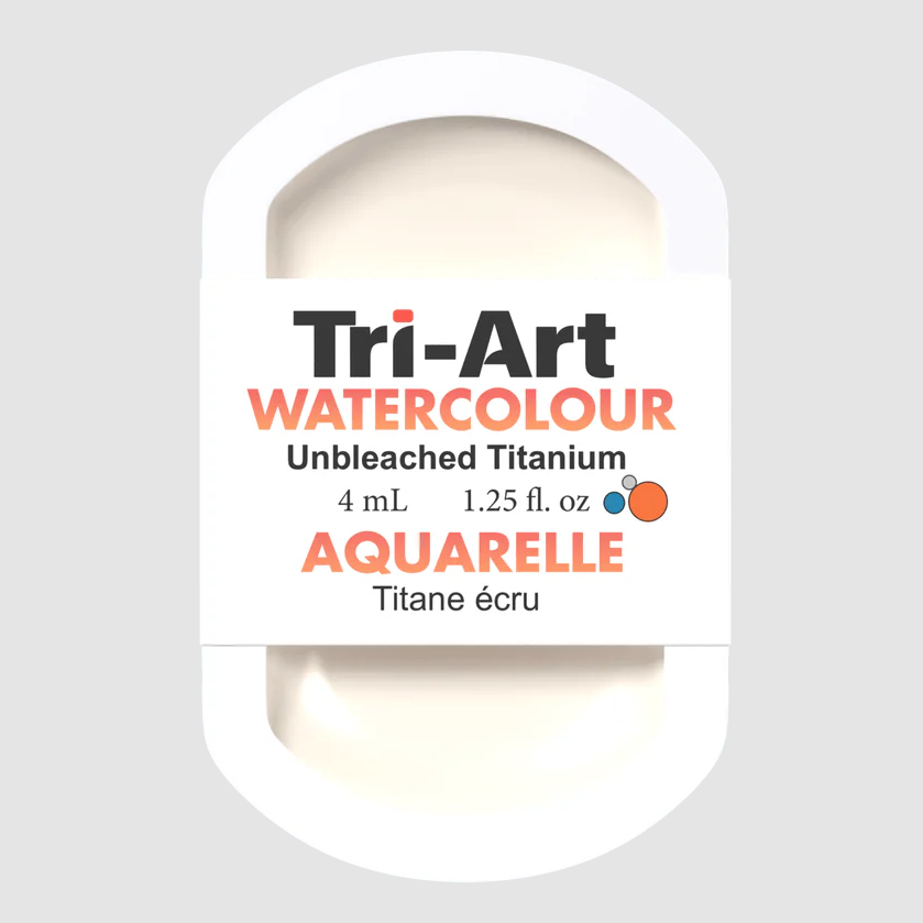 Tri-Art Watercolour 4mL Pan, Unbleached Titanium (Series 1)