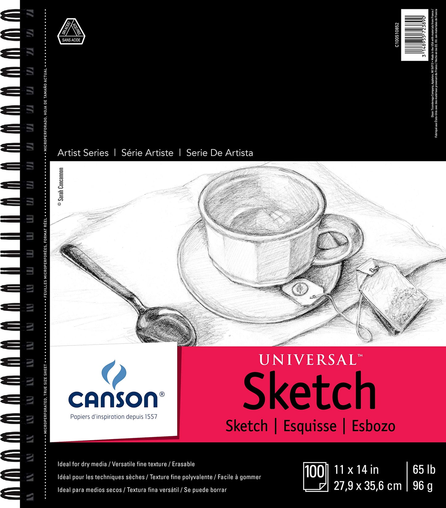Canson Universal Sketchbook (11x14in)