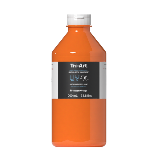 UVFX Black Light Poster Paint - Fluorescent Orange