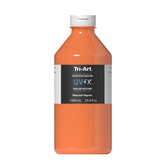 UVFX Black Light Poster Paint - Fluorescent Tangerine