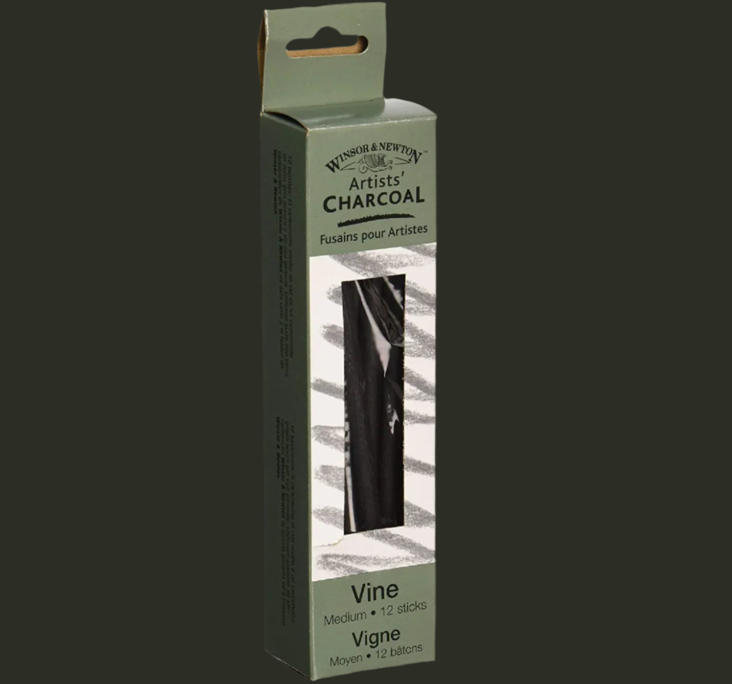 Vine Charcoal Medium (12 sticks)