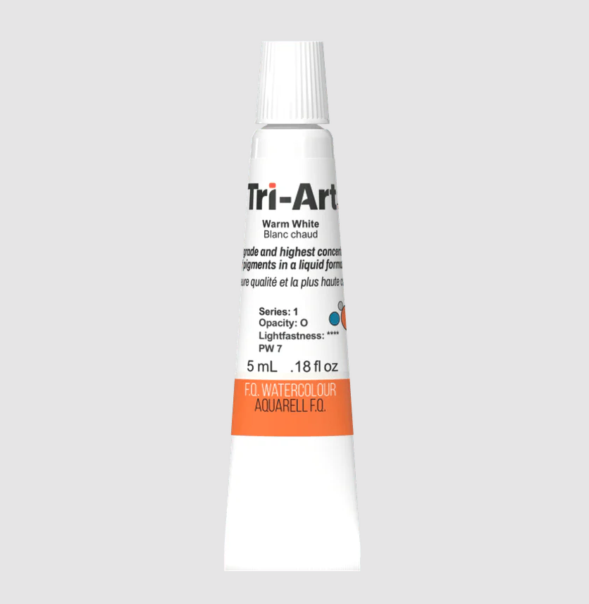Tri-Art Watercolour 5ml Tube, Warm White (Series 1)