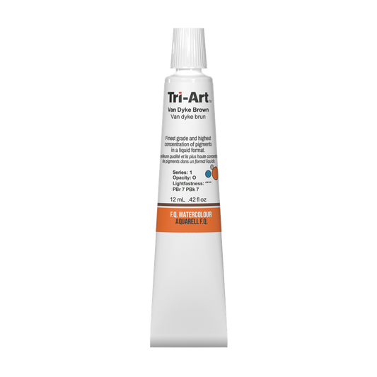 Tri-Art Water Colours - Van Dyke Brown