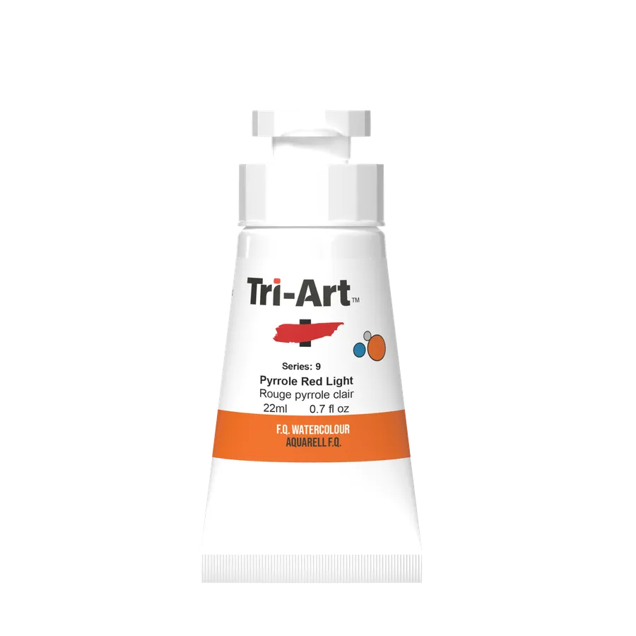Tri-Art Water Colours - Pyrrole Red Light