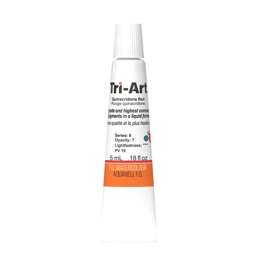 Tri-Art Water Colours - Quinacridone Red