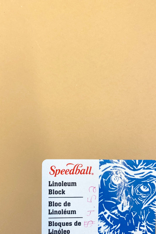 PRINT MAKING - Speedball linoleum block 4" x 6"