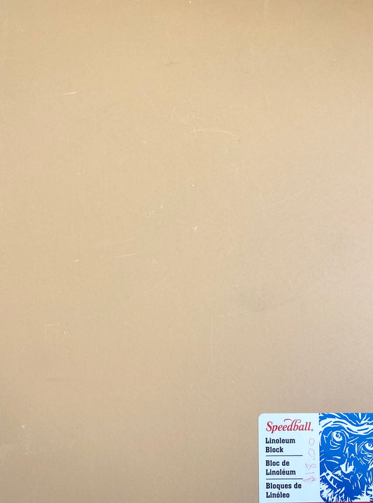 PRINT MAKING - Speedball linoleum block 9" x 12"