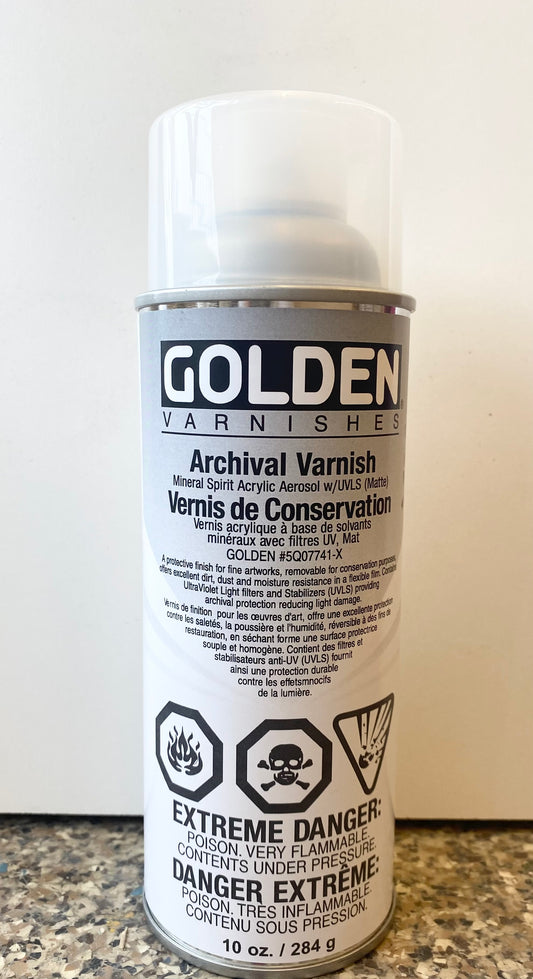 VARNISHES & MEDIUMS - Archival Varnish (matte) 10oz