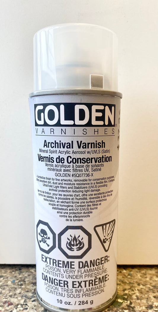 VARNISHES & MEDIUMS - Archival varnish (satin) 10oz