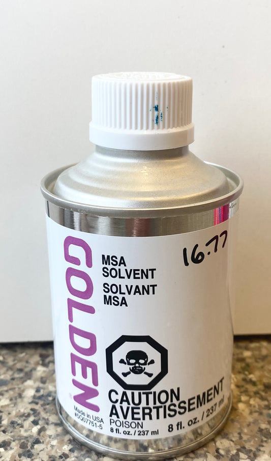 VARNISHES & MEDIUMS - Golden MSA Solvent 8fl oz