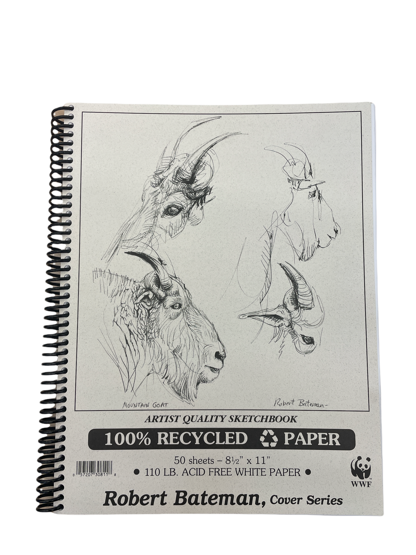 DRAWING SKETCHBOOK - Robert Bateman 8 1/2" x 11"