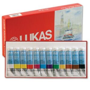 WATERCOLOUR - Lukas aquarell studio set of 12 tubes