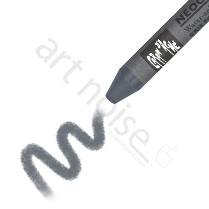Caran d'Ache - Classic Neocolor II Water Soluble Wax Crayon - Black, White and Greys