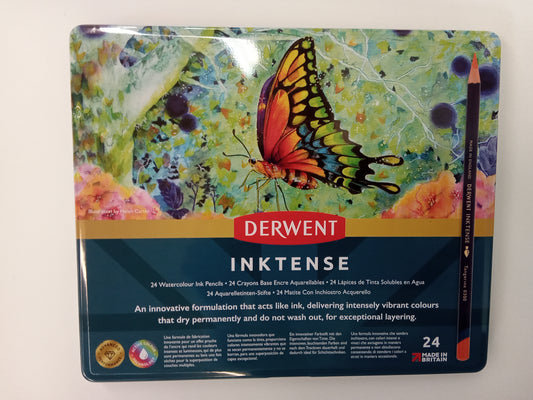 Derwent Inktense 24 Watercolour Pencils