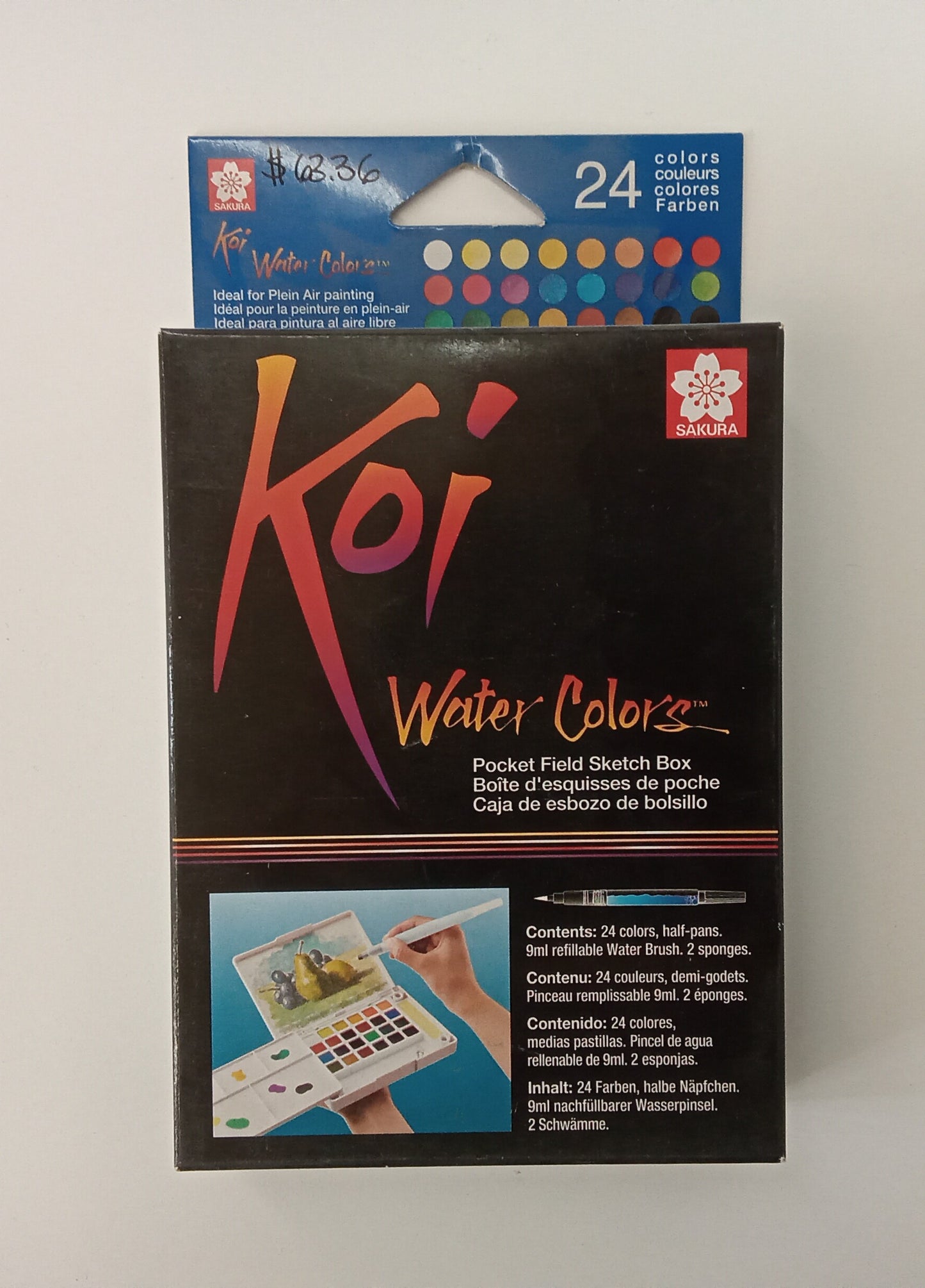 KOI Water Color Pocket Field Sketch