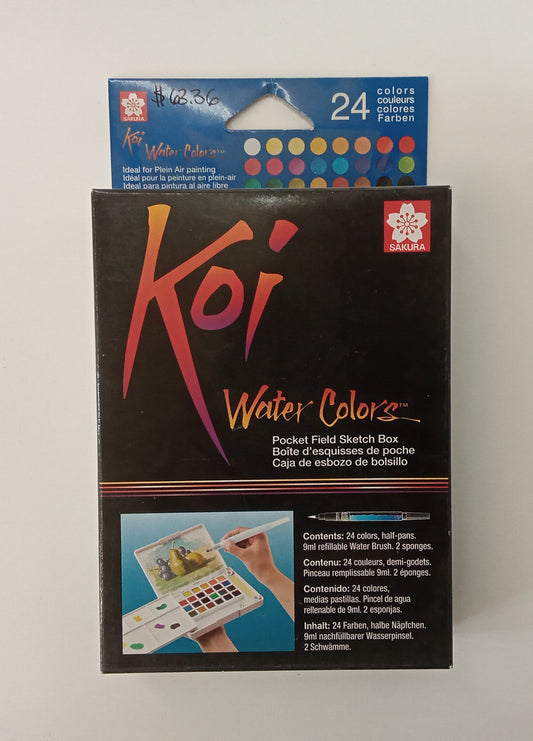 KOI Water Color Pocket Field Sketch
