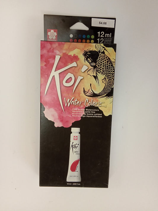 KOI Water Color Pocket Field Sketch