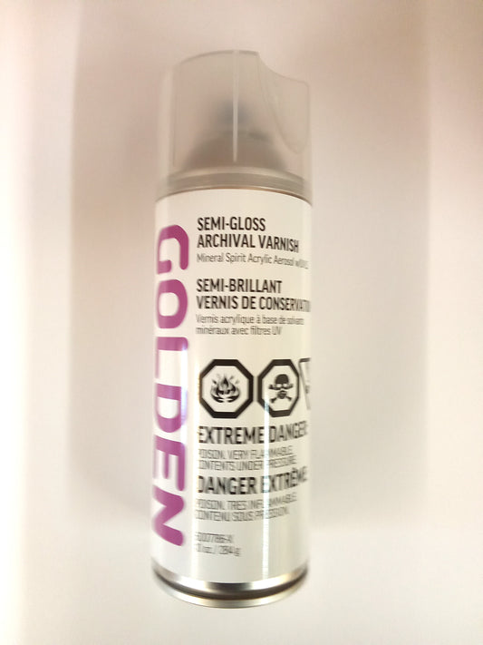 GOLDEN Archival Varnish (Spray, Semi-Gloss)