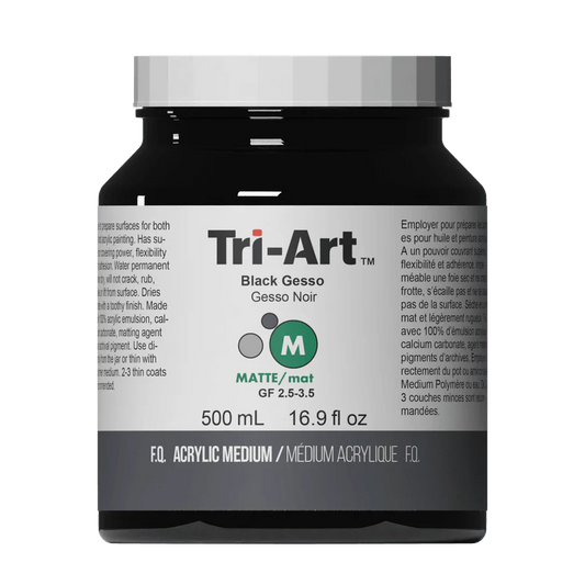 Tri-Art Black Gesso 500mL
