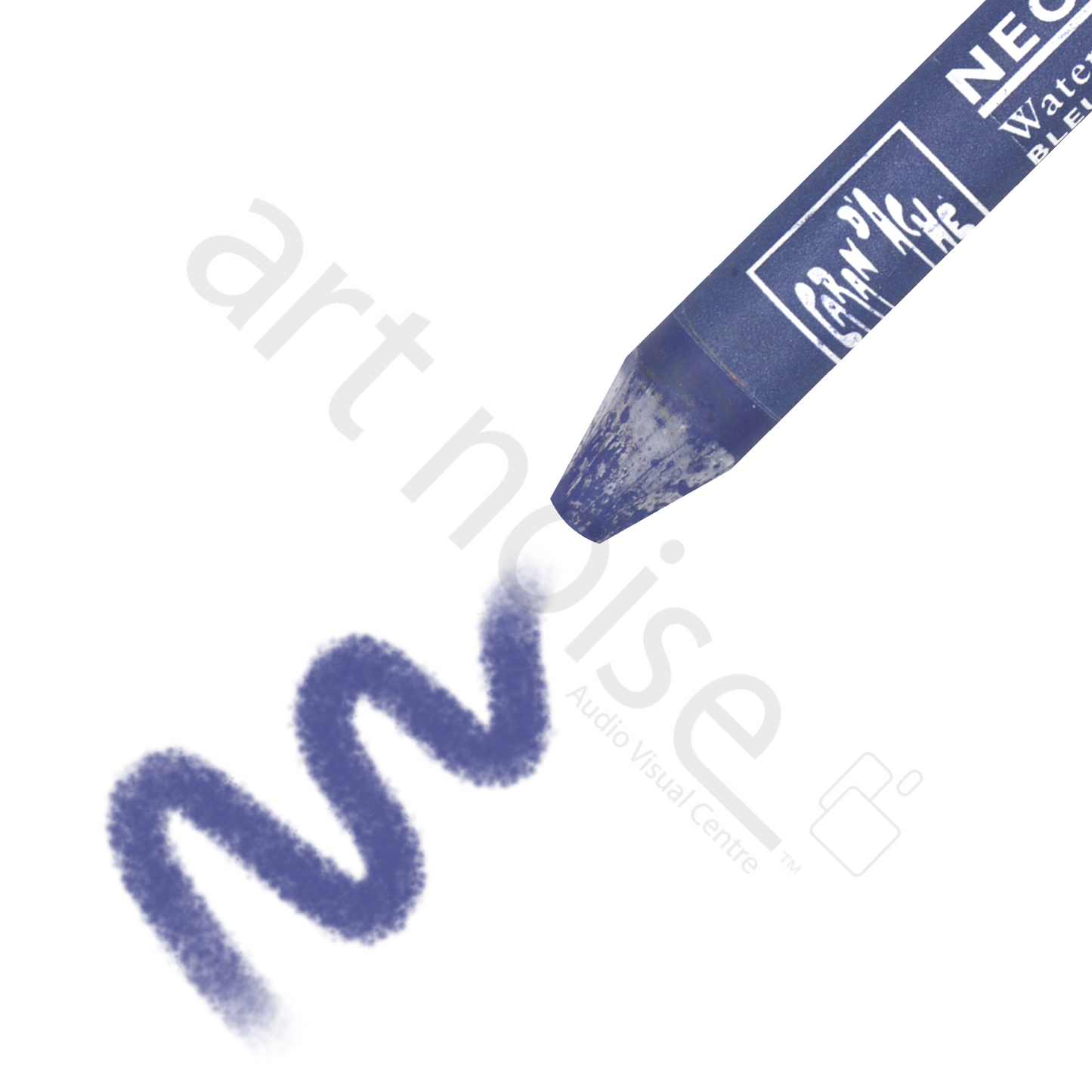 Caran d'Ache - Classic Neocolor II Water Soluble Wax Crayon - Blues and Greens