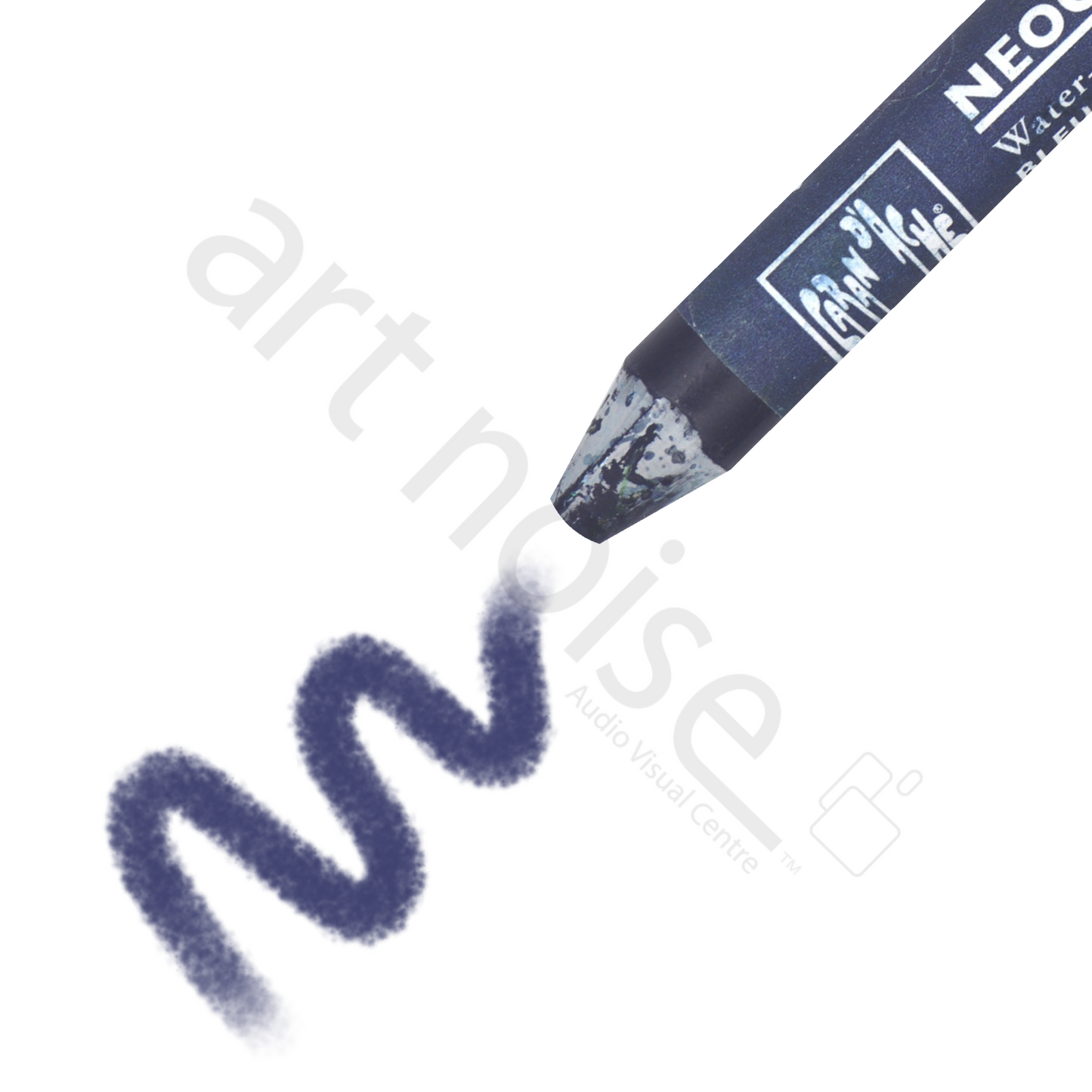 Caran d'Ache - Classic Neocolor II Water Soluble Wax Crayon - Blues and Greens