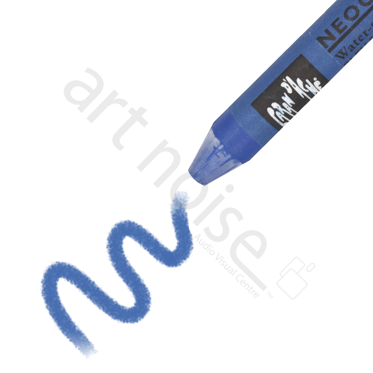 Caran d'Ache - Classic Neocolor II Water Soluble Wax Crayon - Blues and Greens