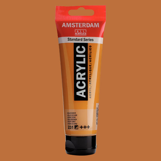 Amsterdam Acrylic Gold Ochre 120ml